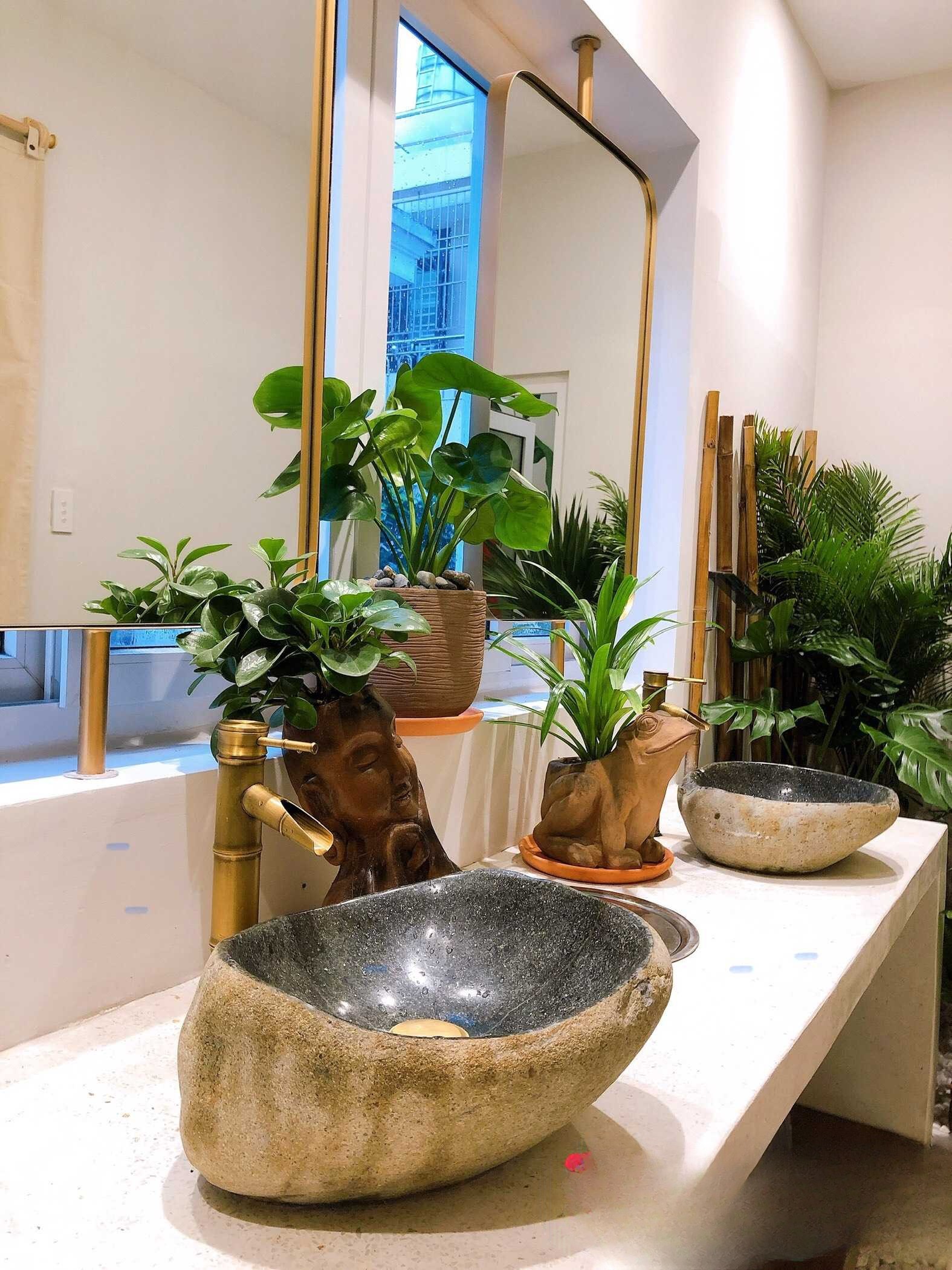 Chậu lavabo đá tự nhiên